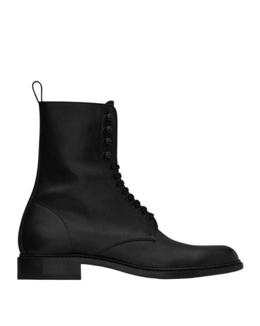 Saint Laurent Black Base Boots, Brand Size 45 Us for men
