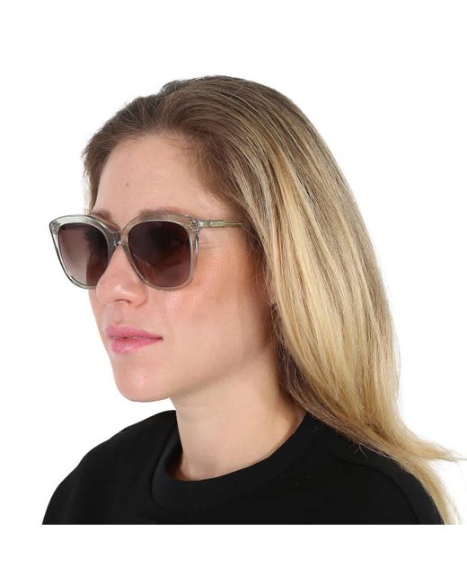 Kate Spade Gray Gradient Square Sunglasses Pella/g/s 01ed/ha 55
