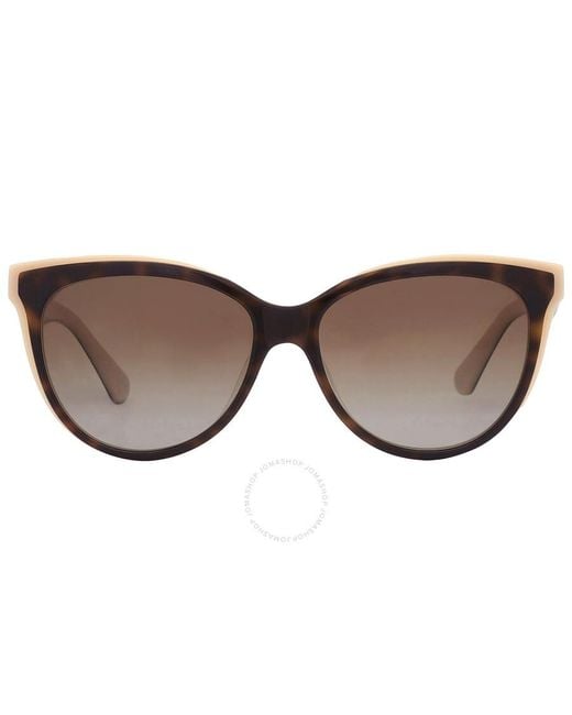 Kate Spade Multicolor Polarized Brown Gradient Cat Eye Sunglasses Daesha/s 00t4/la 56