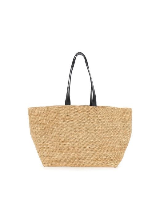 AMI Natural Tote Bag With Adc Logo Patch On The Front for men