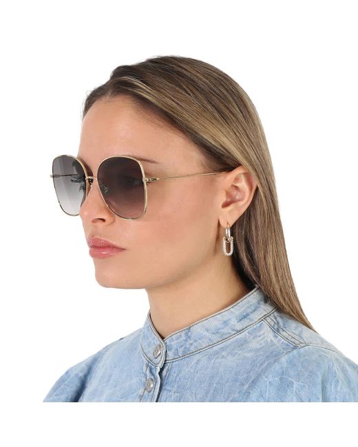 Dior Gray Violet Gradient Butterfly Sunglasses Stellaire Bu Cd40004u 10b 59