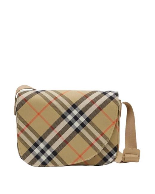 Burberry Metallic Vintage Check Messenger Bag