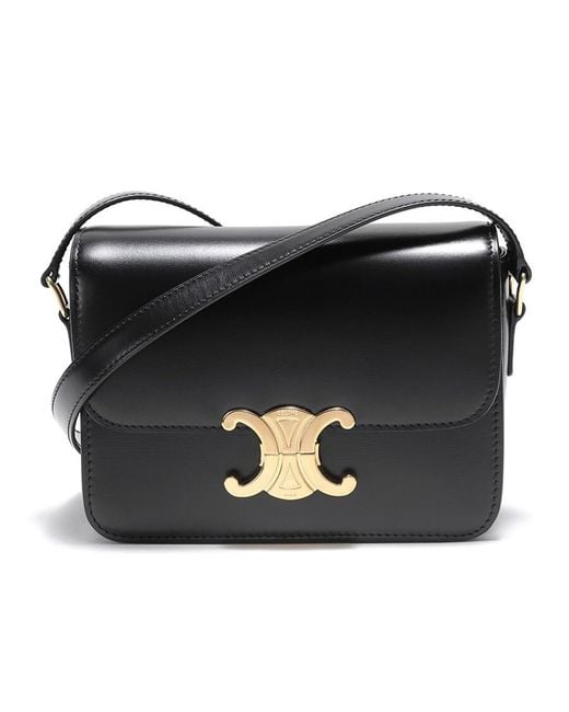 Céline Black Teen Triomphe Bag