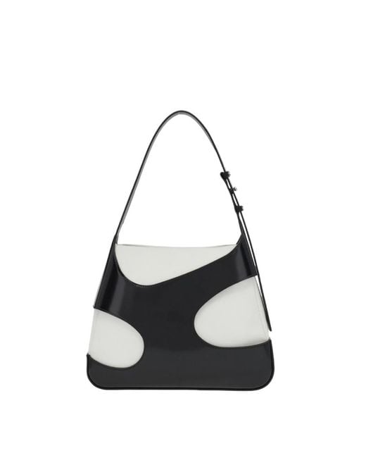Ferragamo Black Cut Out-Detail Shoulder Bag