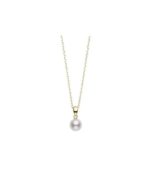 Mikimoto Metallic Akoya Cultured Pearl Pendant