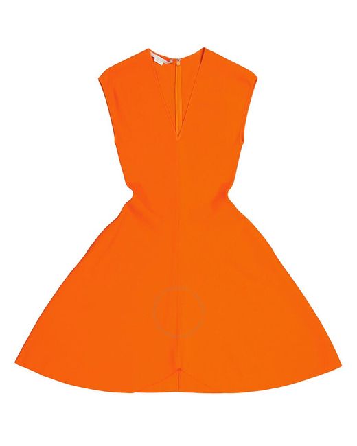 Stella McCartney Orange Compact Dress