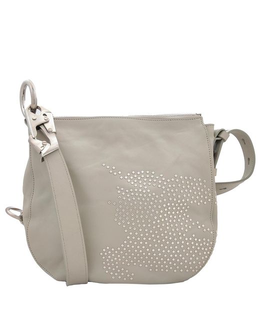 Burberry Metallic Small Knight Crossbody Bag