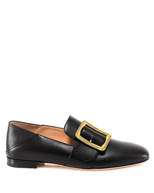 Bally Black Bell Du Jour Janelle Leather Loafers, Brand Size 36.5 Us