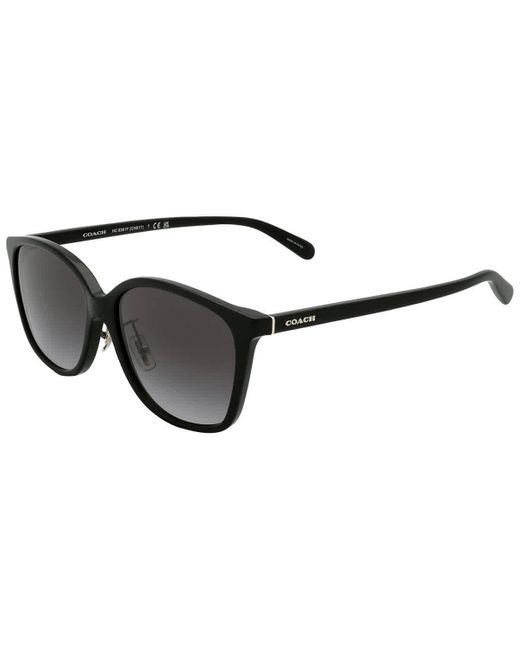 COACH Black Gradient Square Sunglasses Hc8361f 50028g 57