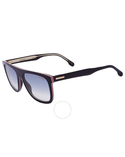 Carrera Blue Shaded Gold Browline Sunglasses 267/s 0m4p/1v 56 for men