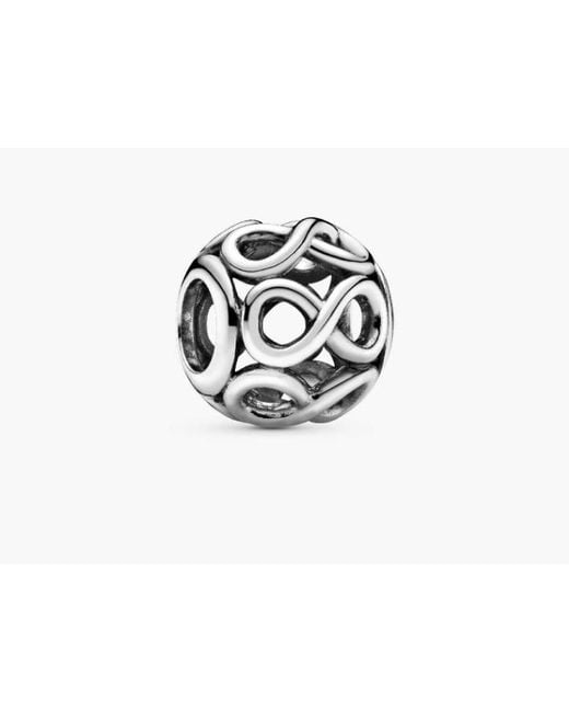 Pandora White Infinity Charm