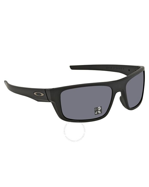 Oakley Gray Drop Point Rectangular Sunglasses Oo9367 936701 for men