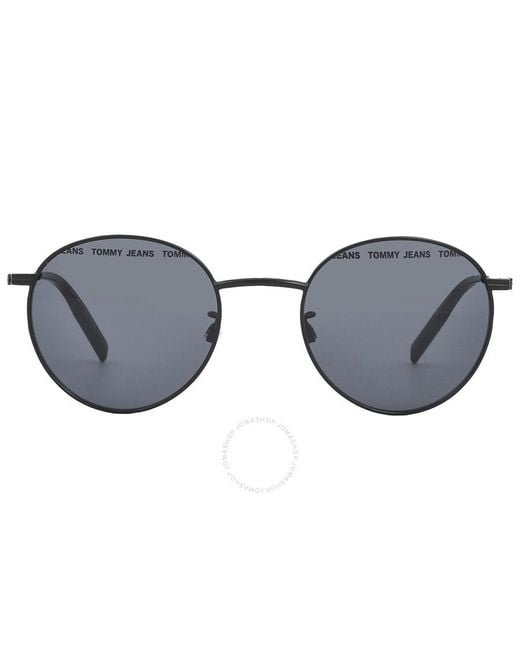 Tommy Hilfiger Gray Grey Round Sunglasses Tj 0030/s 0003/ir 50