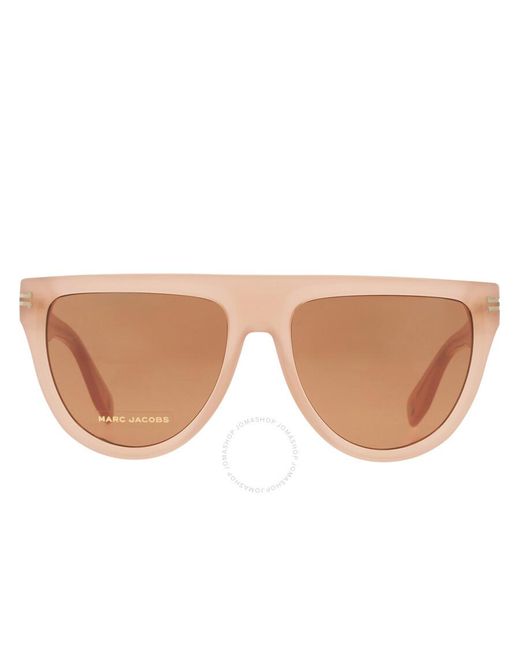Marc Jacobs Pink Brown Browline Sunglasses Mj 1069/s 0fwm/70 55
