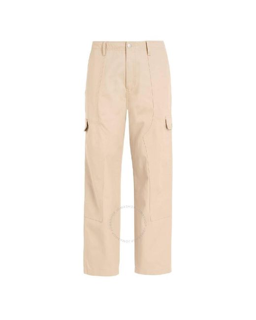 Calvin Klein Natural Carpenter Cargo Pants for men