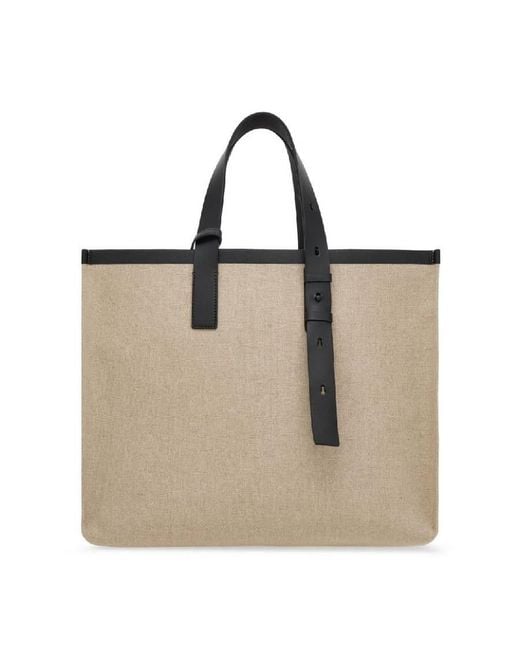 Ferragamo Natural Embossed Logo Tote Bag for men