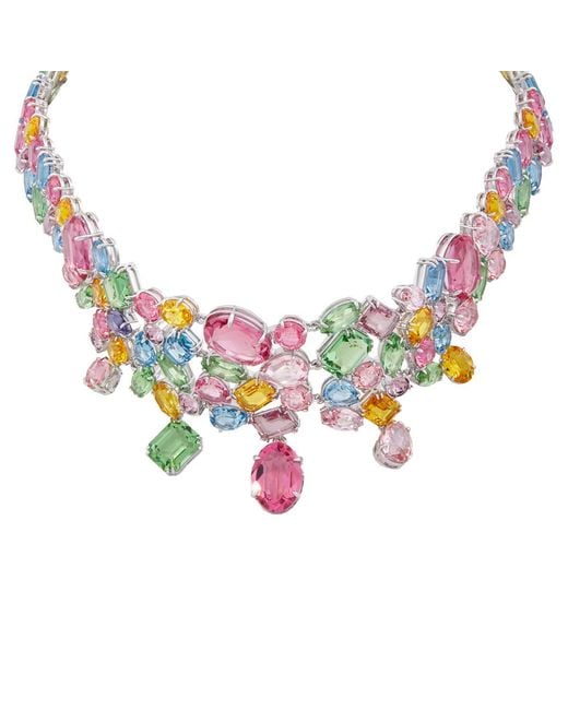 Swarovski White Gema Mixed Cuts Crystal Choker