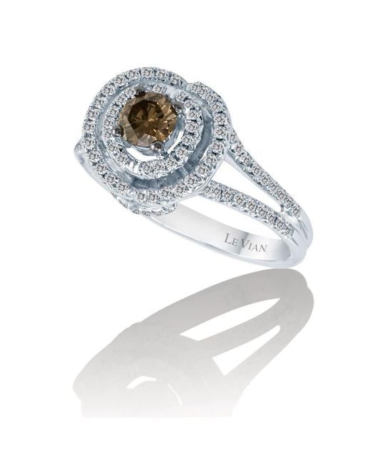 Le Vian Blue Ladies Chocolate Diamonds Fashion Ring