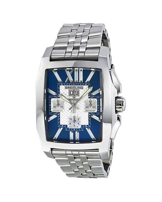 Breitling Flying B Chronograph Automatic Blue Dial Stainless Steel Watch A4436512-c736ss for men