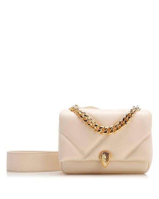 BVLGARI Natural Ivory Serpenti Cabochon Mini Crossbody Bag