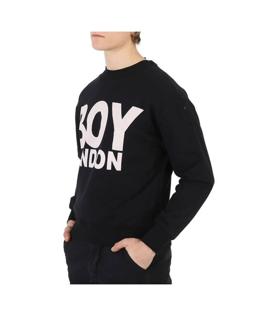 BOY London Blue Eagle Backprint Regular Fit Sweatshirt for men