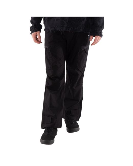 A_COLD_WALL* Black A Cold Wall Static Zip Cotton Pants for men