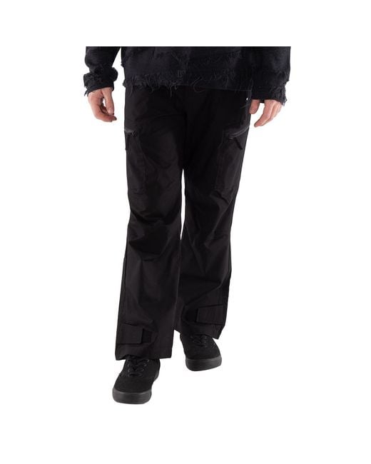A_COLD_WALL* Black A Cold Wall Static Zip Cotton Pants for men