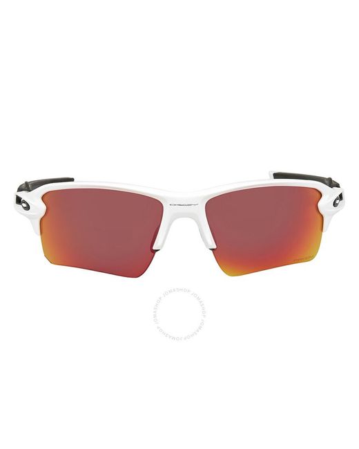 Oakley Red Flak Jacket 2.0 Xl Prizm Field Sport Sunglasses Oo9188 918803 for men