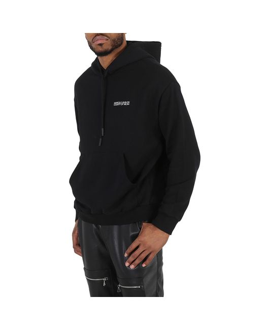 Marcelo Burlon Black County Of Milan Cross-Motif Hoodie for men