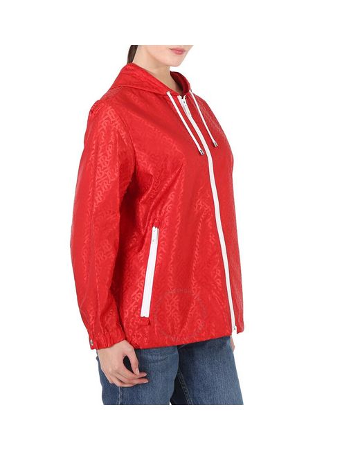 Burberry Red Bright Everton Pattern Jacket