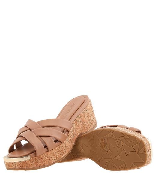Jimmy Choo Pink Biscuit Maribou 50 Sandals
