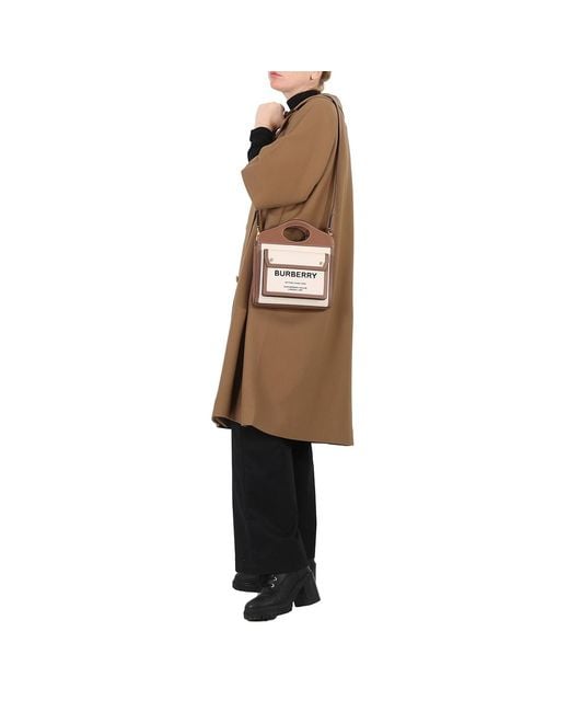 Burberry Brown Mini Pocket Tote Bag for men