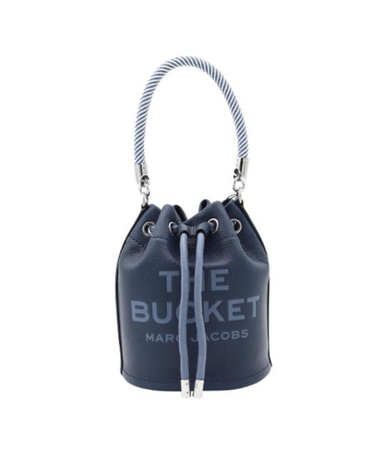 Marc Jacobs Blue The Leather Bucket Bag