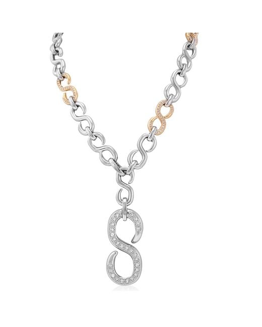 Swarovski Metallic Dextera Strandage Necklace for men