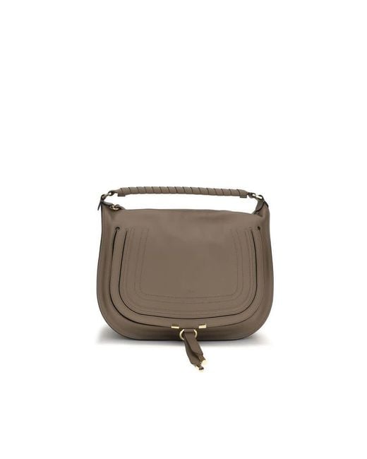Chloé Brown Chlo Marcie Shoulder Bag