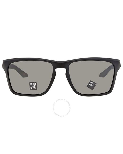 Oakley Gray Sylas Prizm Polarized Rectangular Sunglasses Oo9448 944806 57 for men