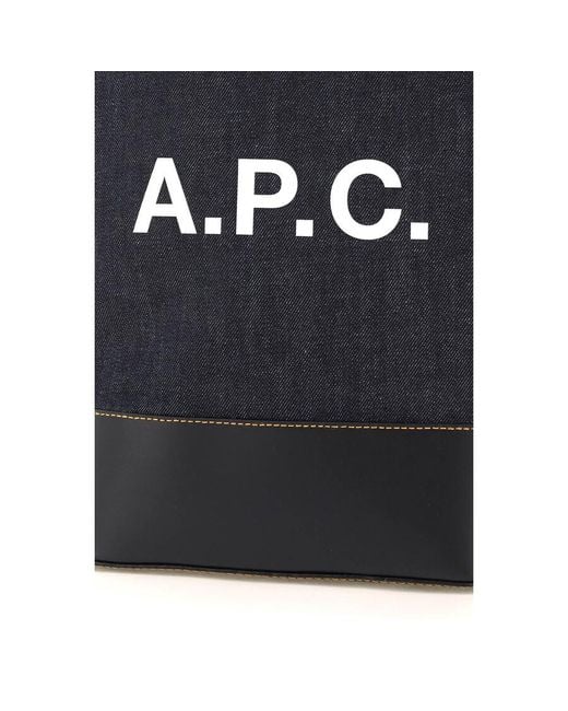 A.P.C. Black Axelle Tote Bag