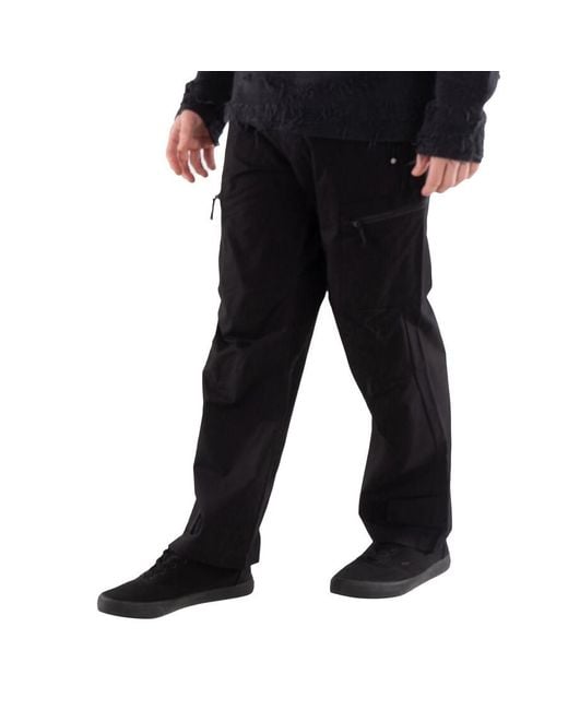 A_COLD_WALL* Black A Cold Wall Static Zip Cotton Pants for men