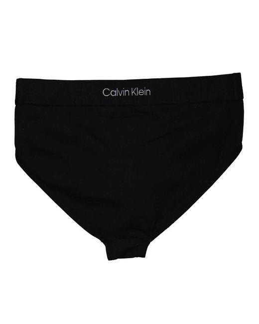 Calvin Klein Black Embossed Logo Cotton Hipster Briefs for men