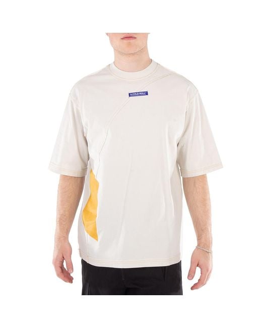 A_COLD_WALL* White A Cold Wall Aspect Cotton T-Shirt for men