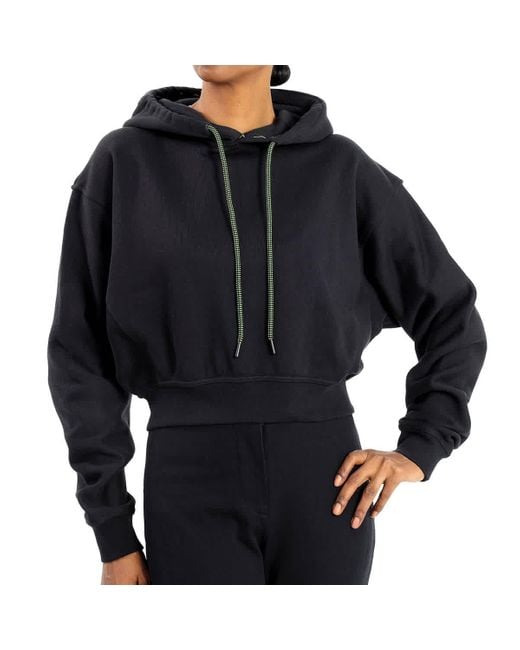 Reebok Black X Victoria Beckham Cropped Hoodie