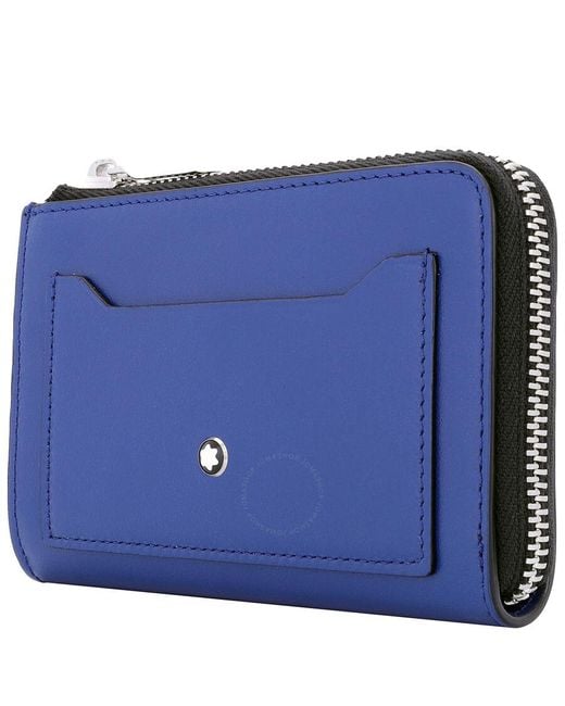 Montblanc Blue Meisterstuck Key Pouch With 4Cc for men