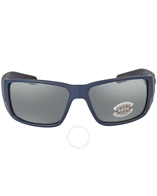 Costa Del Mar Gray Blackfin Pro Grey Silver Mirror Polarized Glass Sunglasses 6s9078 907808 60 for men