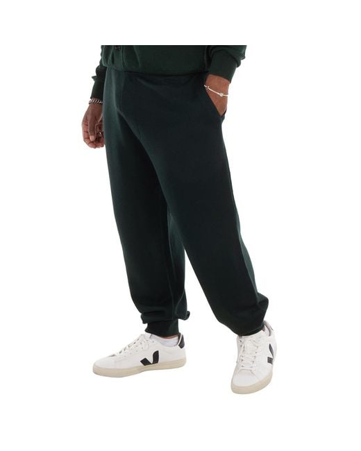 Burberry Green Wool Jogging Pants for men