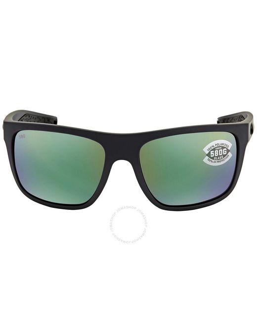 Costa Del Mar Cta Del Mar Broadbill Green Mirror Polarized Glass Sunglasses for men