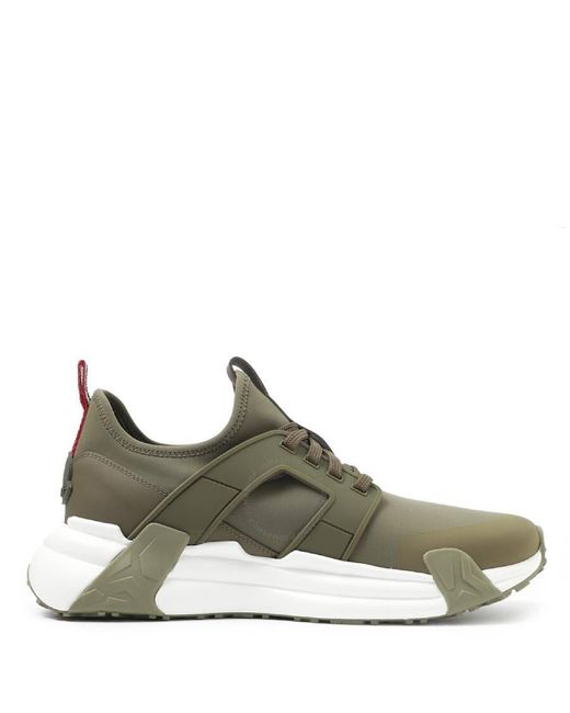 Moncler Green Lunarove Low-top Sneakers for men