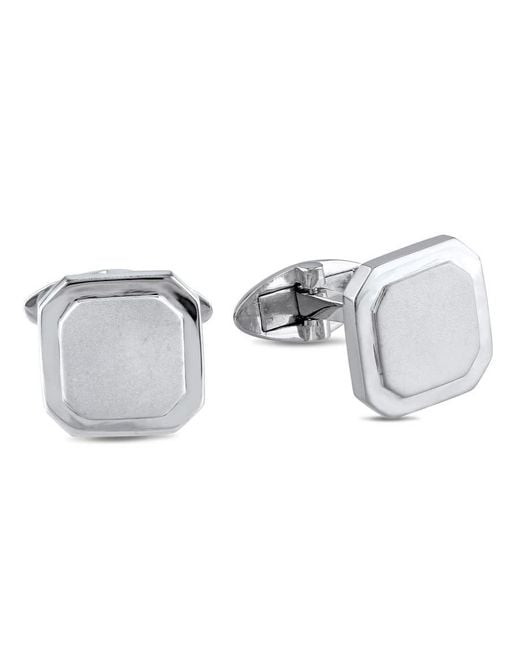 Amour Gray Square Cufflinks for men