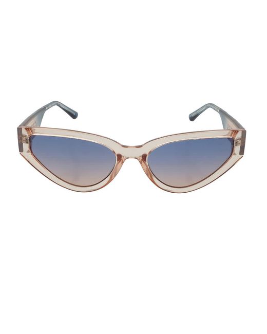 Guess Blue Gradient Cat Eye Sunglasses Lyst