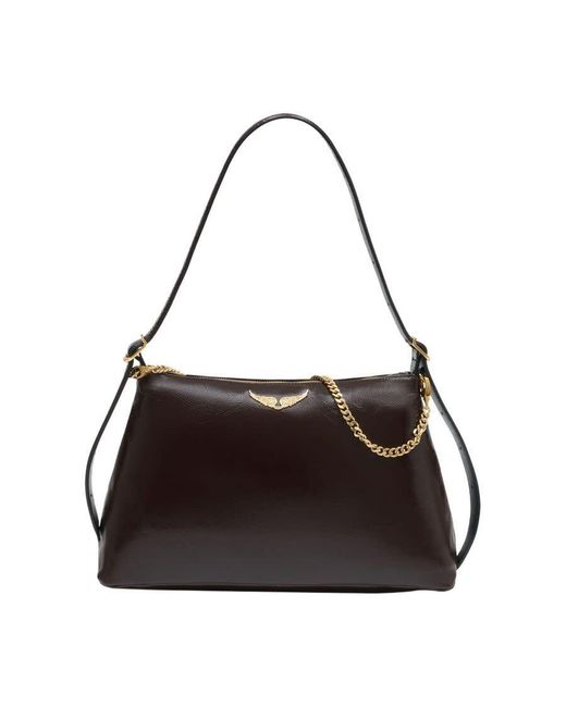 Zadig & Voltaire Black Jim Shoulder Bag