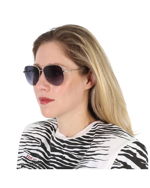 Kate Spade Gray Shaded Pilot Sunglasses Maisie/g/s 0807/9o 60